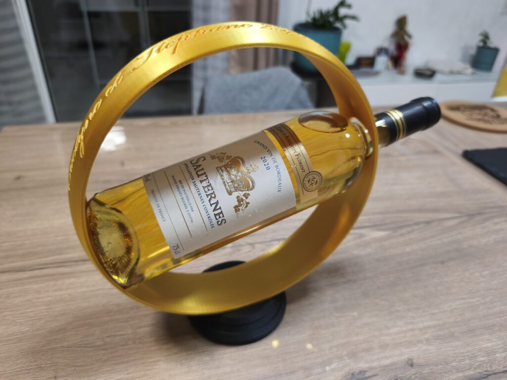 Alliance personnalisée pour bouteille – Mariage