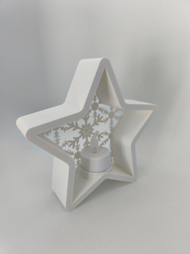 Étoile de Noël photophore – Image 3