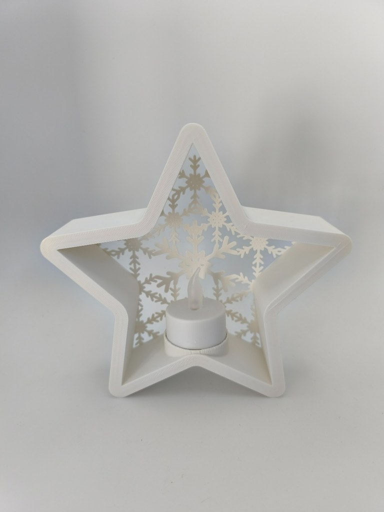 Étoile de Noël photophore – Image 2