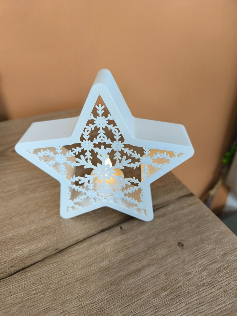 Étoile de Noël photophore – Image 4