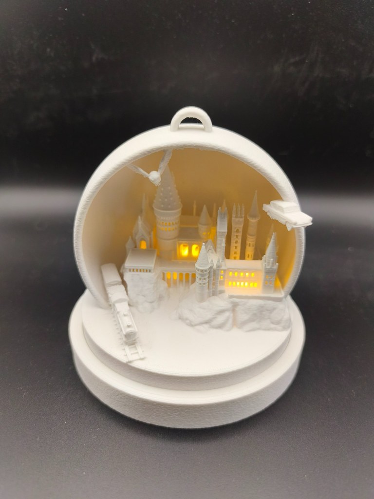 Boule de Noël château enchanté – Image 5