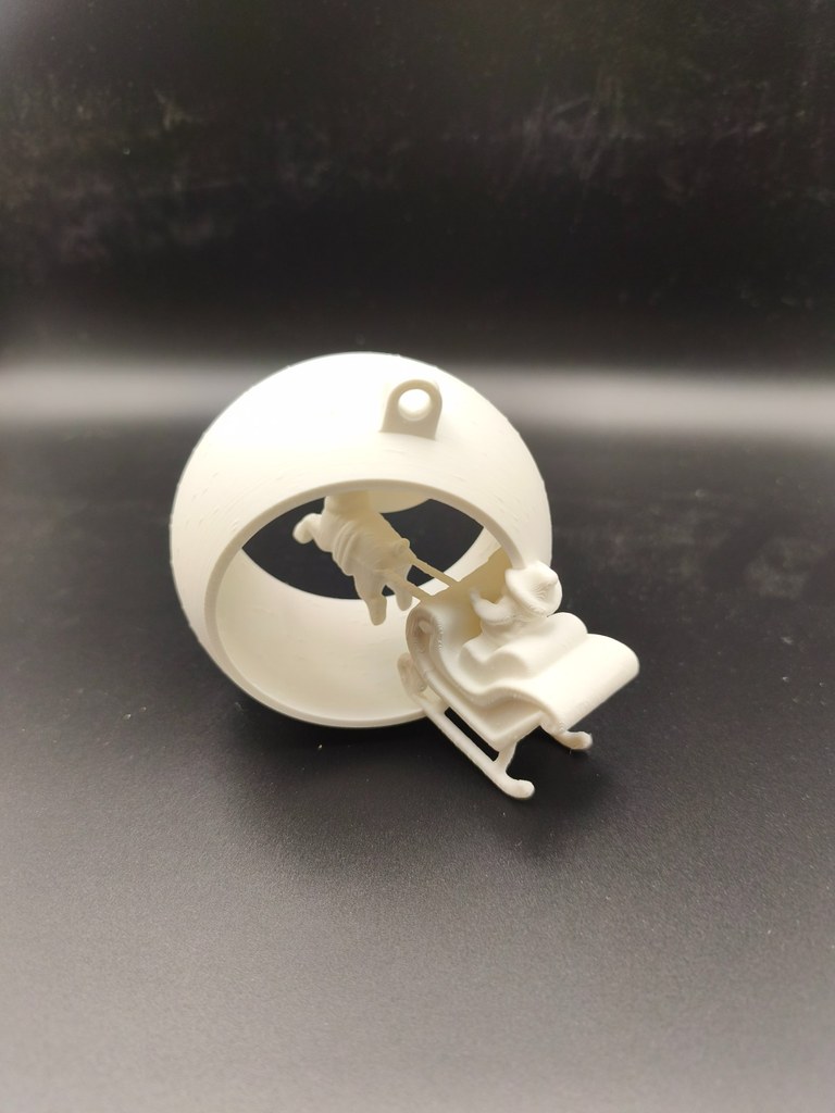 Boule de Noël traîneau du Père Noël – Image 2