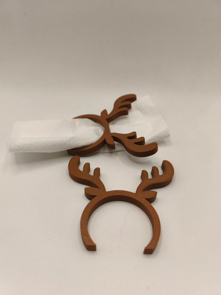 Rond de serviette renne de Noël – Image 2