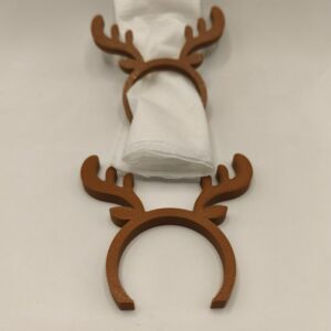 Rond de serviette renne de Noël