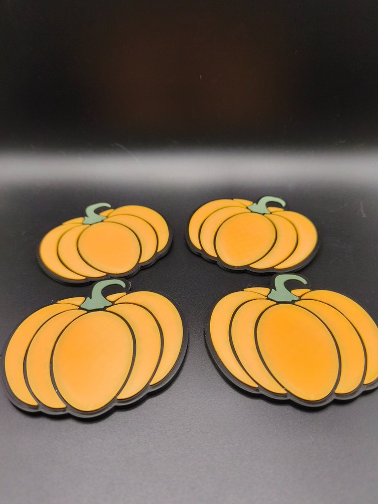 Sous-verre citrouille d’Halloween