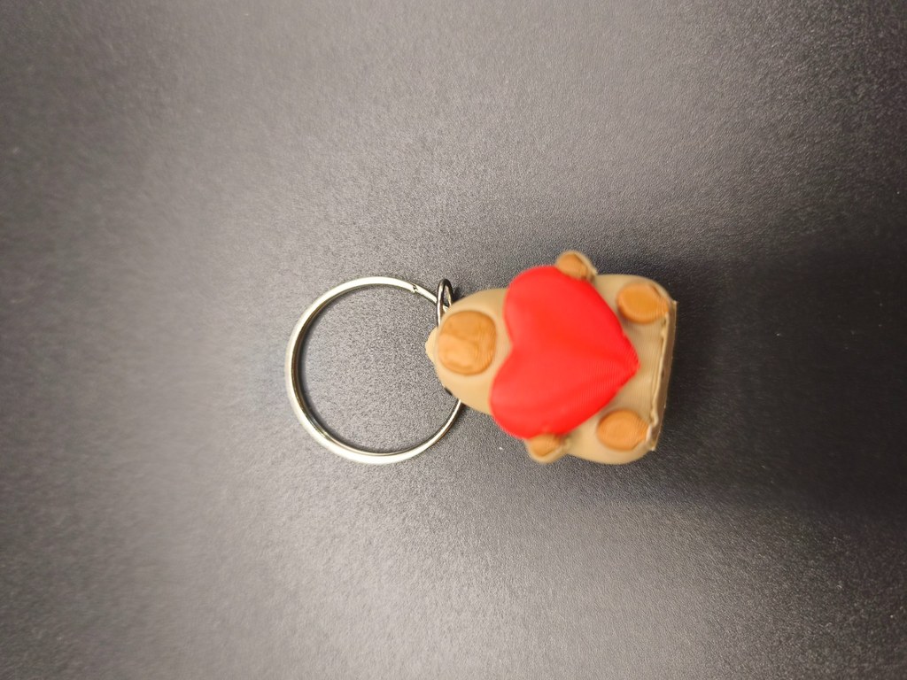 Capybara cœur rouge